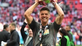 Alex Revell en 2014 sous le maillot de Rotherham United