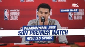 NBA / Spurs : "Je ne savais pas vraiment ce que je faisais sur le parquet" avoue Wembanyama