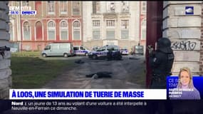 Nord: à Loos, une simulation de tuerie de masse