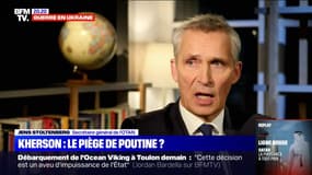 Jens Stoltenberg, secrétaire général de l'OTAN: "Ce qui est clair, c'est que la Russie est sous pression. L'annonce faite aujourd'hui confirme cette impression"