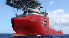 Le navire australien Ocean Shield, qui participe aux recherches du vol MH370.