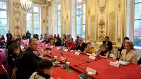 La Première ministre Elisabeth Borne a animé un Conseil des ministres des enfants, ce lundi 21 novembre 2022.