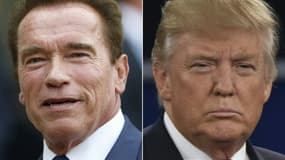 Arnold Schwarzenegger et Donald Trump. 