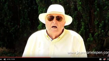 Jean-Marie Le Pen, dans son "Journal de bord".