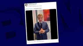 Emmanuel Macron sur Twitter le 30 octobre 2021.