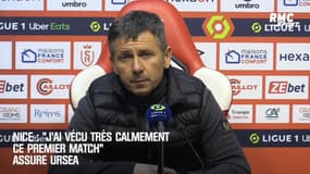 Nice : Ursea a vécu "très calmement" ce premier match sur le banc des Aiglons