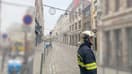 La rue Esquermoise en partie évacuée ce mardi à Lille.