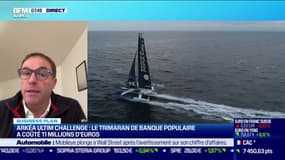 Banque populaire accompagne le skippeur Armel Le Cléac'h pour l'Arkea ultim Challenge 