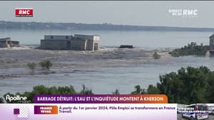 Barrage détruit : l'eau et l'inquiétude montent à Kherson 
