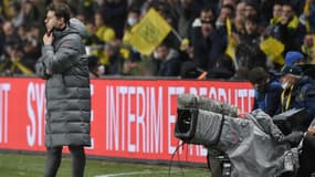 Mauricio Pochettino lors de Nantes-PSG le 20 février 2022.