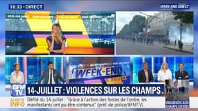 14-juillet: violences sur les Champs-Élysées après le défilé (2/2)