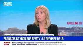 Florence Portelli (LR) au sujet d'Emmanuel Macron et de François Bayrou: "Je trouve qu'on a deux kamikazes à la tête de l'État"