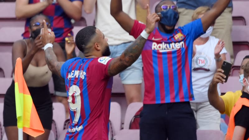 Liga: Depay emballe les supporters et fait (encore) gagner le Barça