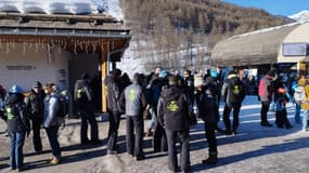 Un débrayage a eu lieu dans la station de Serre-Chevalier ce samedi matin. 