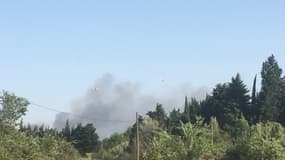 Incendies à Montfrin - Témoins BFMTV