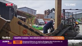 Tempête Ciaran: des dégâts chez les ostréiculteurs