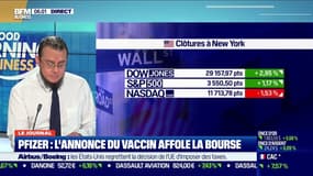 Pfizer: l'annonce d'un vaccin affole la bourse