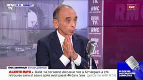 Eric Zemmour : "Je ne sais pas si j'annoncerais ma candidature et je ne sais pas quand".
