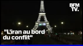 La Tour Eiffel arbore les drapeaux de la Palestine et d'Israël