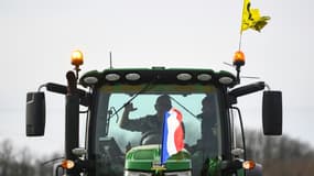 Des agriculteurs sur la route, ici à Villeneuve-sur-Lot (illustration).