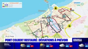 Seine-Maritime: le pont Colbert restauré, des déviations mises en place