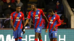 Jean-Philippe Mateta tout sourire avec Crystal Palace le 28 décembre 2021