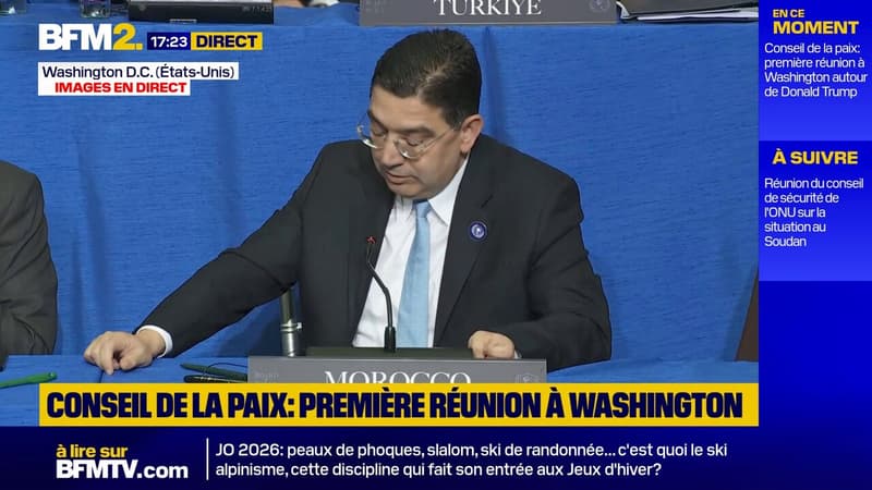 Au Conseil de la paix, le Maroc annonce l'envoi de policiers et soldats à Gaza