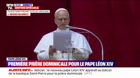 Le pape Léon XIV remercie "tous les pèlerins" dans sa première adresse dominicale