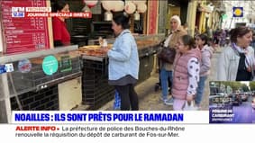 Marseille: coup d'envoi du ramadan sur le marché de Noailles