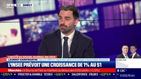 Laurent Saint-Martin (Député LREM) : L'Insee prévoit une croissance de 1% au S1 - 11/03
