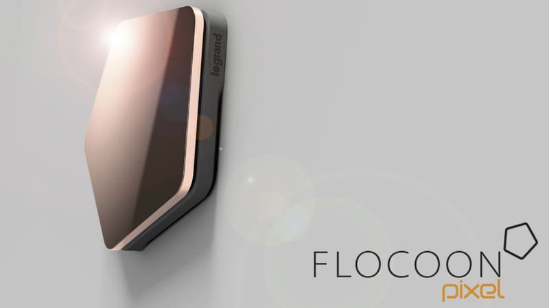Le Flocoon Pixel de Legrand est une télécommande universelle qui permet de contrôler toutes les sources lumineuses de la maison