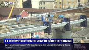 En plein confinement, la reconstruction du pont de Gênes se poursuit