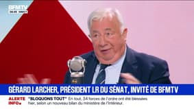 Destitution d'Emmanuel Macron: "Ça fait partie de la communication échevelée de La France insoumise", affirme Gérard Larcher 