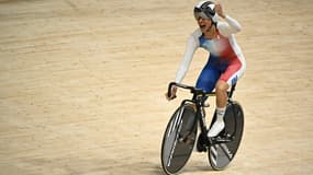 Marie Patouillet après sa finale du 500m contre-la-montre aux Jeux paralympiques de Paris le 29 août 2024.