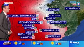 Météo Alpes du Sud: de la chaleur et des orages ce mercredi, jusqu'à 38°C prévus à Manosque