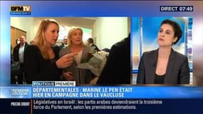 Départementales: Marine Le Pen est en campagne dans le Vaucluse - 18/03