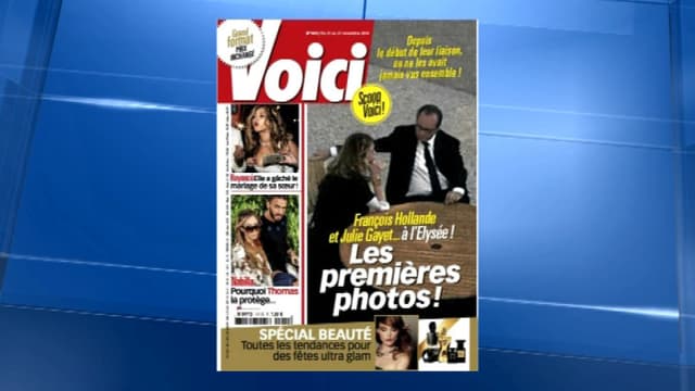 La une de Voici.