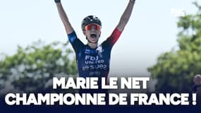 Cyclisme : Les larmes de joie de Marie Le Net après son premier titre de championnat de France