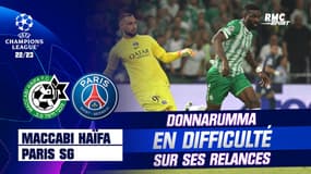 Maccabi Haïfa 1-3 PSG : Donnarumma en difficulté sur ses relances au pied
