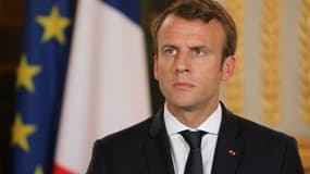 Emmanuel Macron le 25 septembre 2017 à l'Élysée