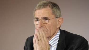 Gerard Mestrallet, lors de la présentation des résultats annuels de GDF Suez, ce jeudi 27 février.