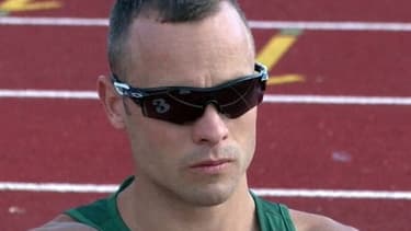 Le Sud-Africain Oscar Pistorius, premier athlète paralympique à avoir participé à des Jeux olympiques avec les valides.