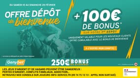 GenyBet propose une opération spéciale pour vos paris hippiques du mois de février
