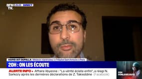 Hafid Ait Oufella, médecin réanimateur à l'Hôpital Saint-Antoine à Paris: "Nous sommes quasiment saturés"