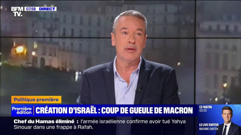 ÉDITO - Création d'Israël: la phrase d'Emmanuel Macron 