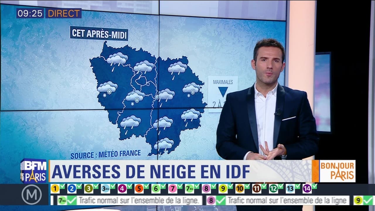Meteo Paris Ile De France Du 20 Novembre Ciel Gris Et Averses De Neige