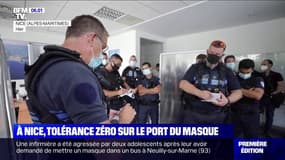 Port du masque en extérieur: Nice applique la tolérance 0