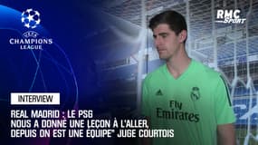 Real Madrid : "Le PSG nous a donné une leçon à l'aller, depuis on est une équipe" juge Courtois
