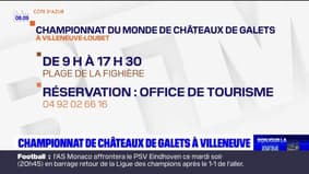 Alpes-Maritimes: championnat de châteaux de galets ce mardi à Villeneuve-Loubet