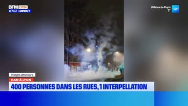 400 manifestants, 1 interpellations : soirée agitée à Lyon en marge de la finale de la CAN
